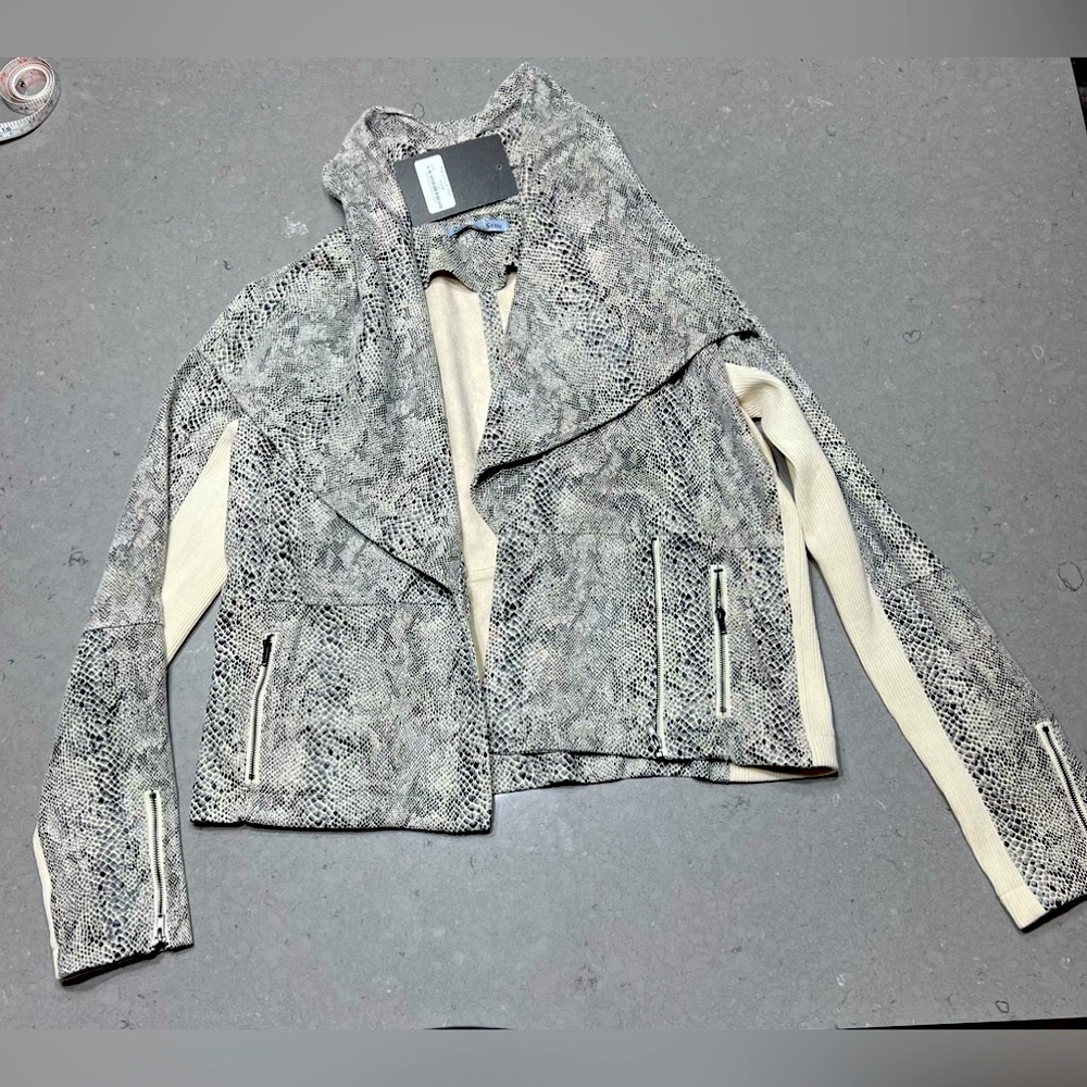 See and Be Seen Snake Skin Jacket/Mainstream Boutique